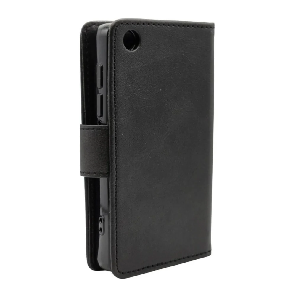 Samvix Book-Style Leather Case for iPlatinum Music Q6 MP3 Player with Durable Build (Black) - Image 3