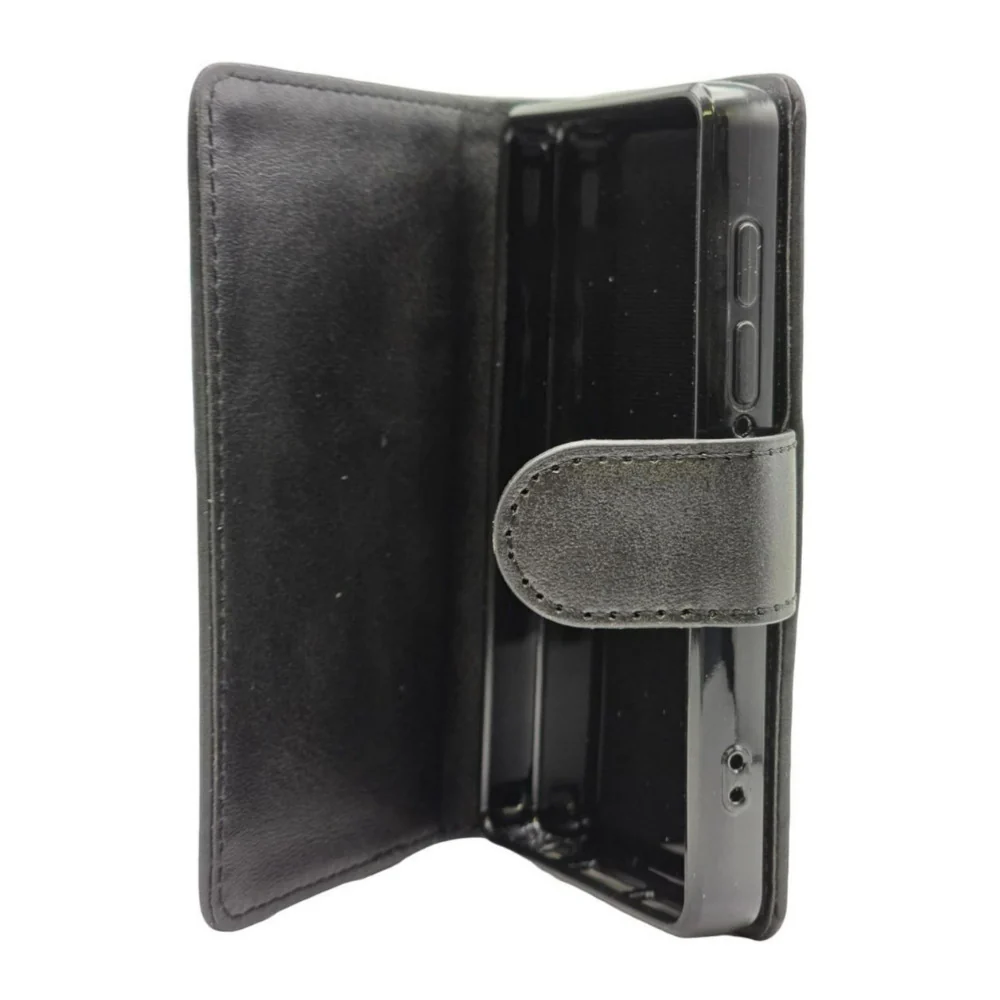 Samvix Book-Style Leather Case for iPlatinum Music Q6 MP3 Player with Durable Build (Black) - Image 5