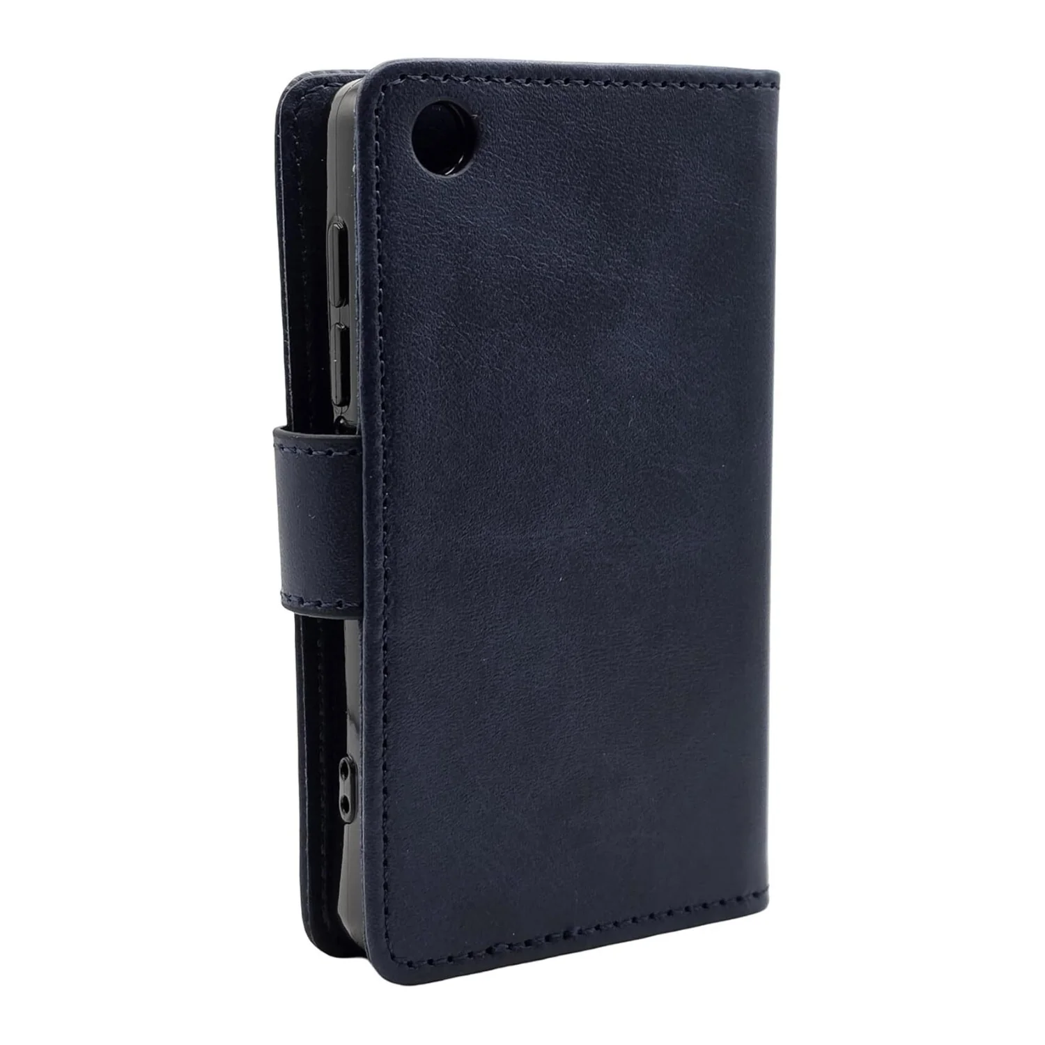 Samvix Leather Book Case for Q6 Music Player (Blue) - Image 2