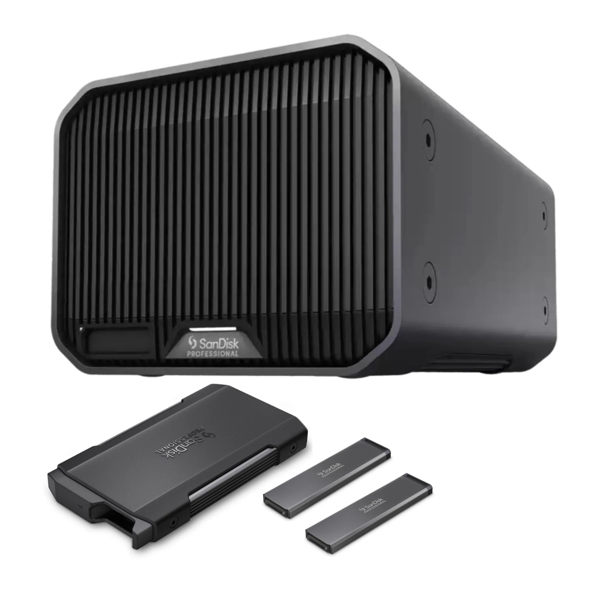 SanDisk Professional 16TB G-RAID Mirror Full Workflow with 2 x SSD Mags (4TB Each) Bundle
