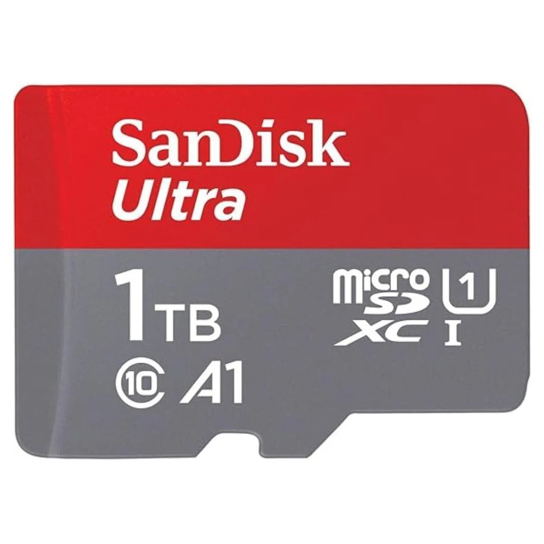 SanDisk Ultra UHS-I MicroSDXC Memory Card with SD Adapter and 150MBPS Speed for Smartphones (1TB)
