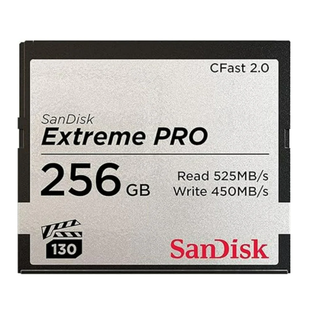 SanDisk 256GB Extreme PRO CFast 2.0 Memory Card with Reading Speed of 525 MBPS
