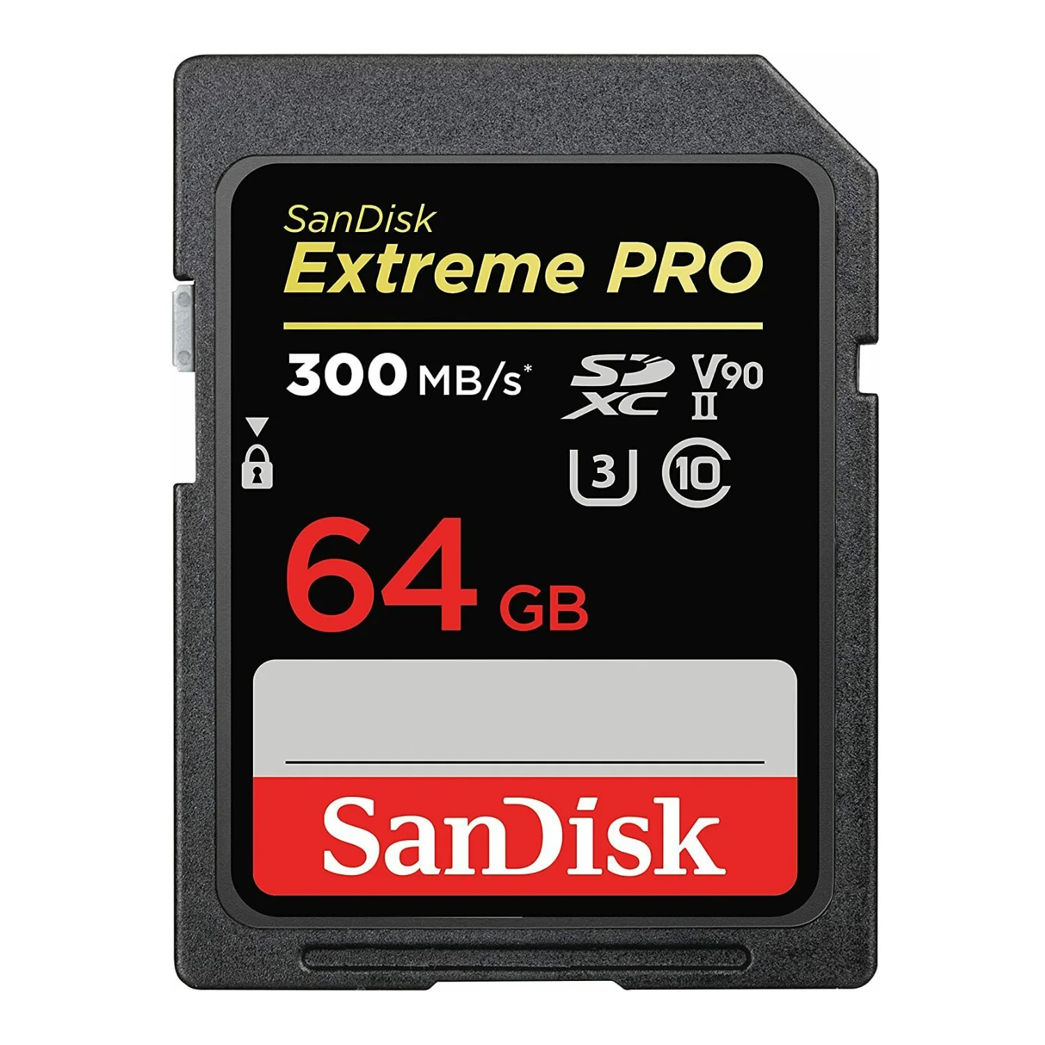 SanDisk 64GB Extreme PRO UHS-II V90 SDXC Memory Card (300MB/s)