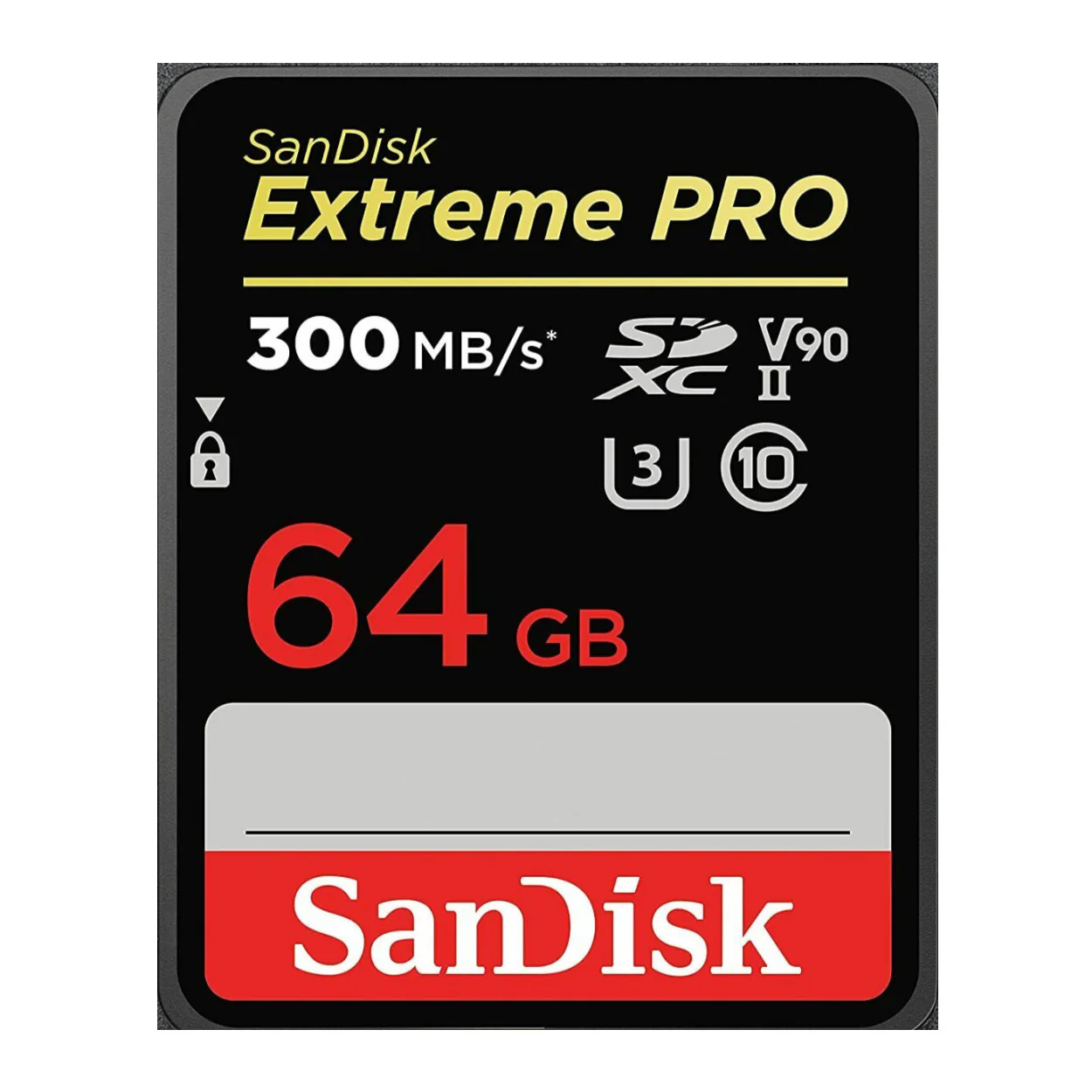 SanDisk 64GB Extreme PRO UHS-II V90 SDXC Memory Card (300MB/s) - Image 2