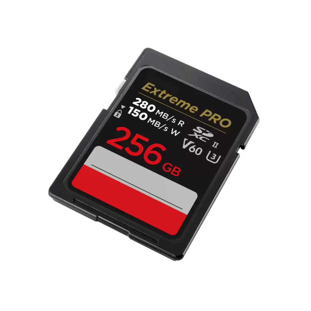 SanDisk 256GB Extreme PRO SDXC UHS-II Memory Card - Image 2