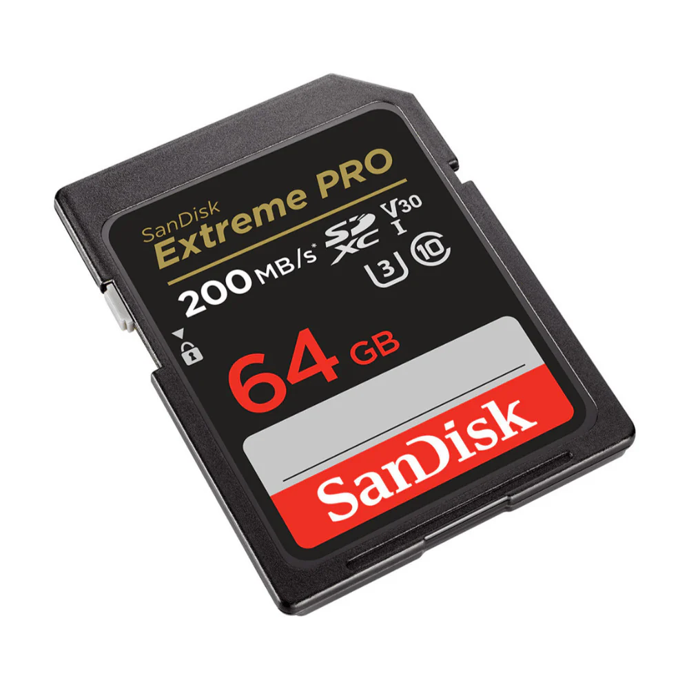 SanDisk 64GB Extreme PRO 200MB/s SDXC UHS-I Memory Card - Image 2