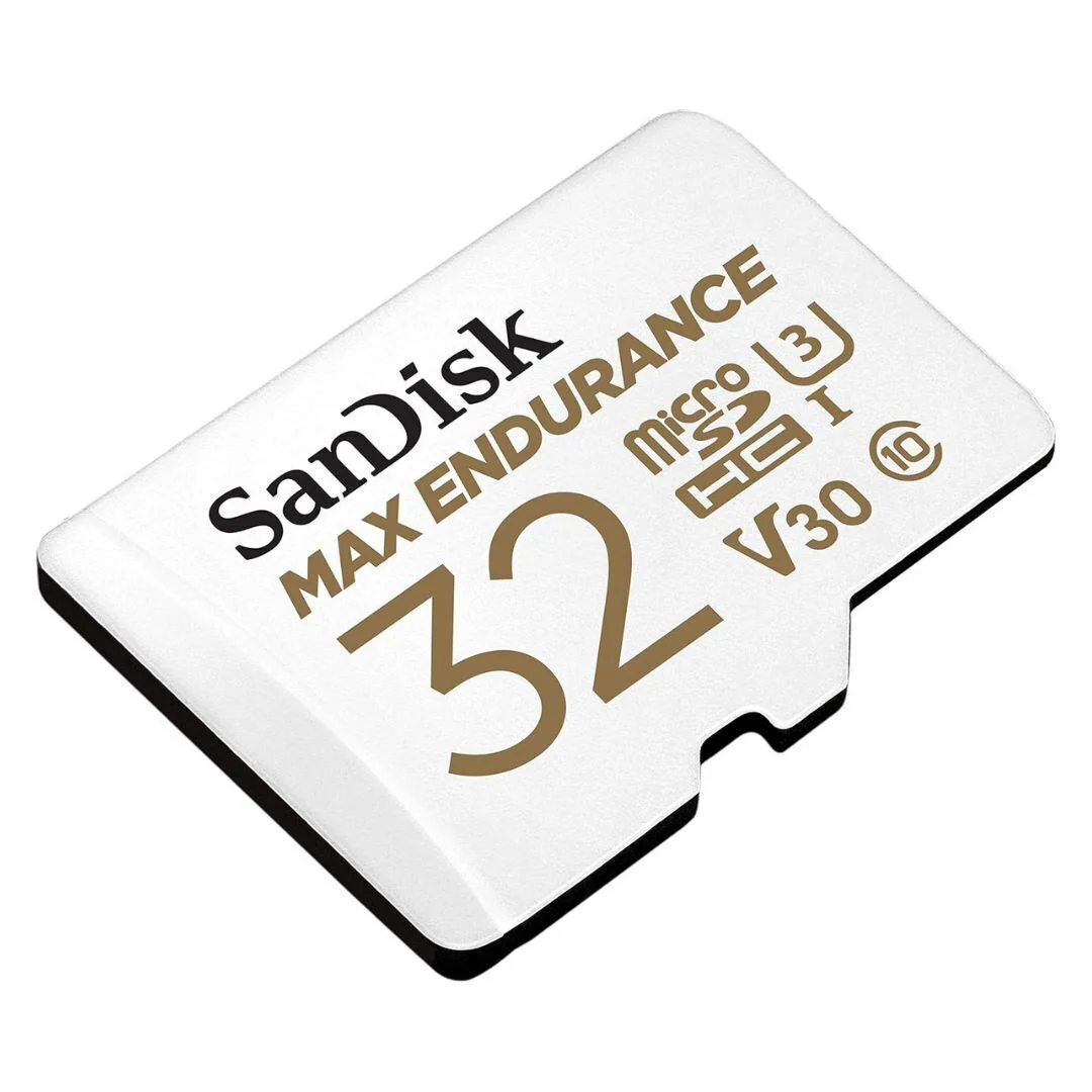 SanDisk 32GB MAX Endurance MicroSDHC Card with Adapter, 100MBPS Read Speed, and 40MBPS Write Speed - Image 2