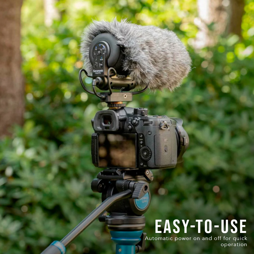 Saramonic VMIC5 Pro Camera-Mount Shotgun Microphone with Hard Case Bundle - Image 5