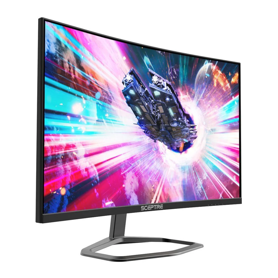 Sceptre C275B-FWT240 27-Inch LED Curved Gaming Monitor with 1080P FHD and Built-In Speakers (Black) - Image 2