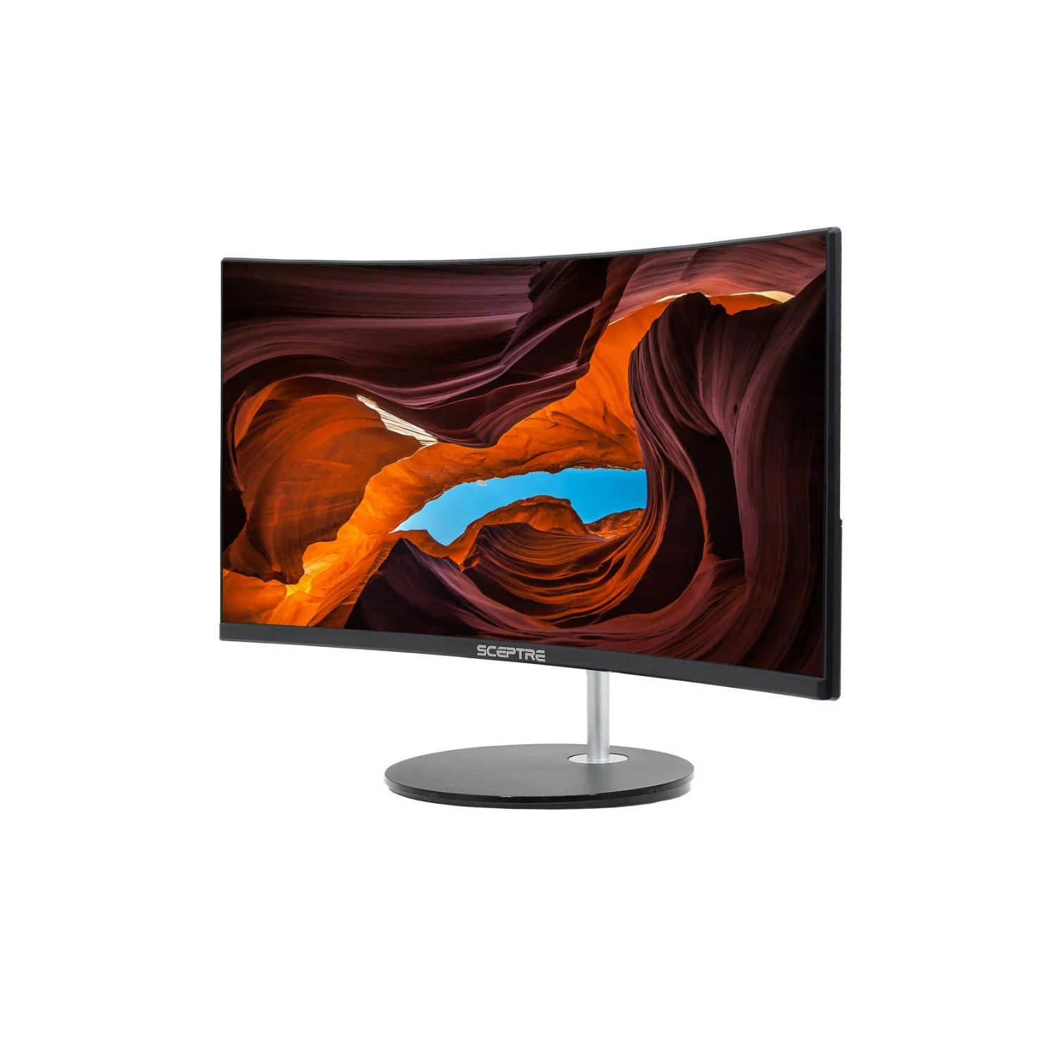 Sceptre C275W-1920RN Curved 27-Inch FHD LED Monitor with Built-In Speakers, HDMI and VGA (Black) - Image 3