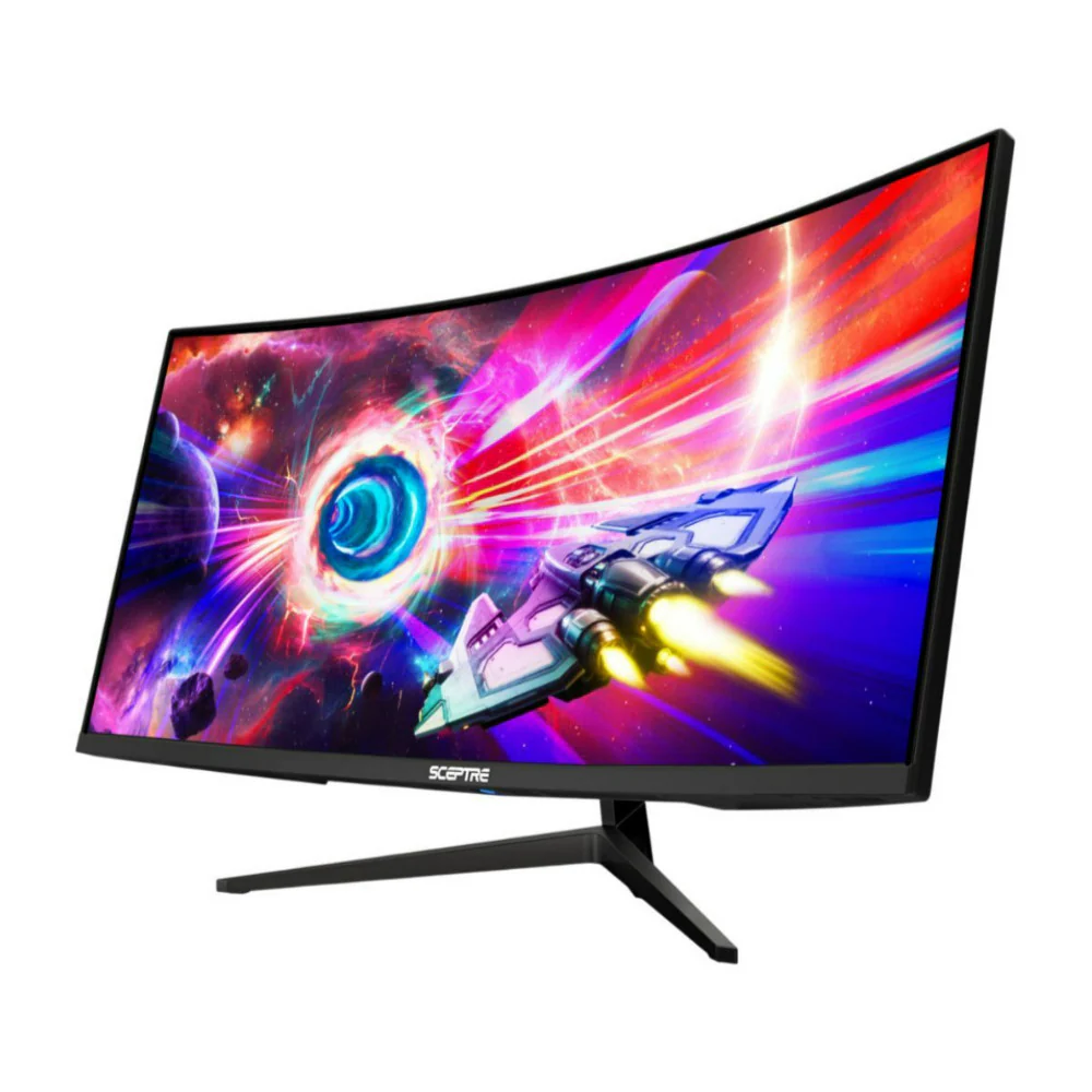 Sceptre C345B-QUT168 34-Inch Ultrawide Curved QHD 165Hz Gaming Monitor with 1500R Curvature (Black) - Image 2