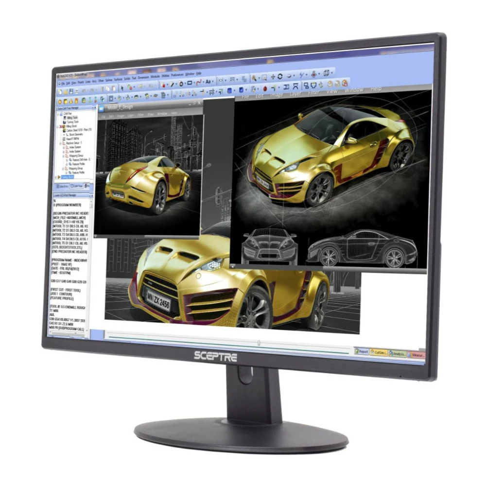 Sceptre E275W-19203R 27-Inch 1080P 75Hz LED Monitor with Built-In Speakers and Security Slot (Black) - Image 6
