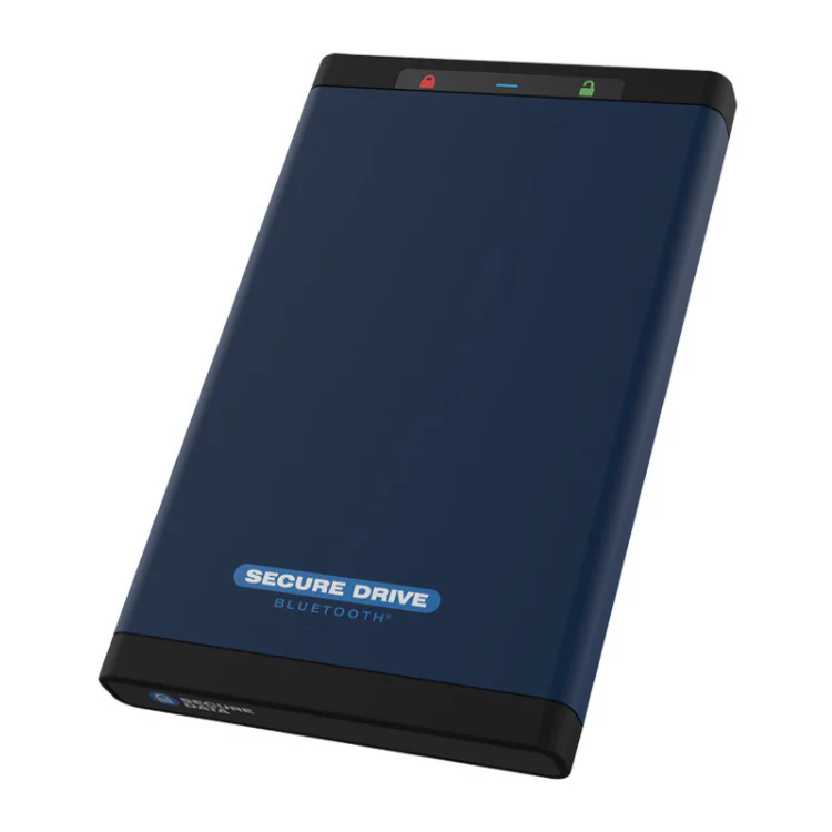 SecureData 5TB SecureDrive BT Hardware Encrypted External Portable HDD