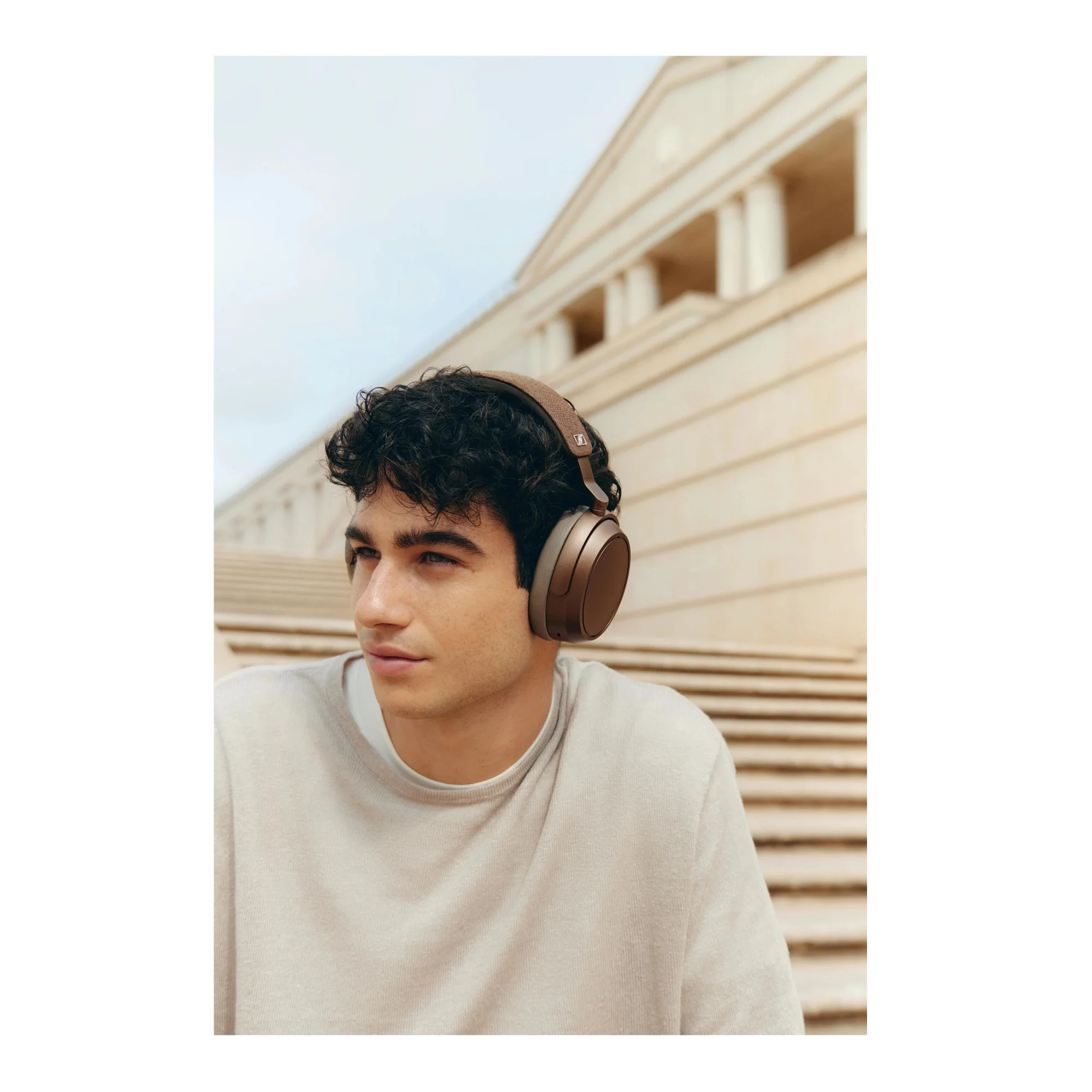 Sennheiser Momentum 4 Wireless Noise Cancelling Over-Ear Headphones (Brown) - Image 7