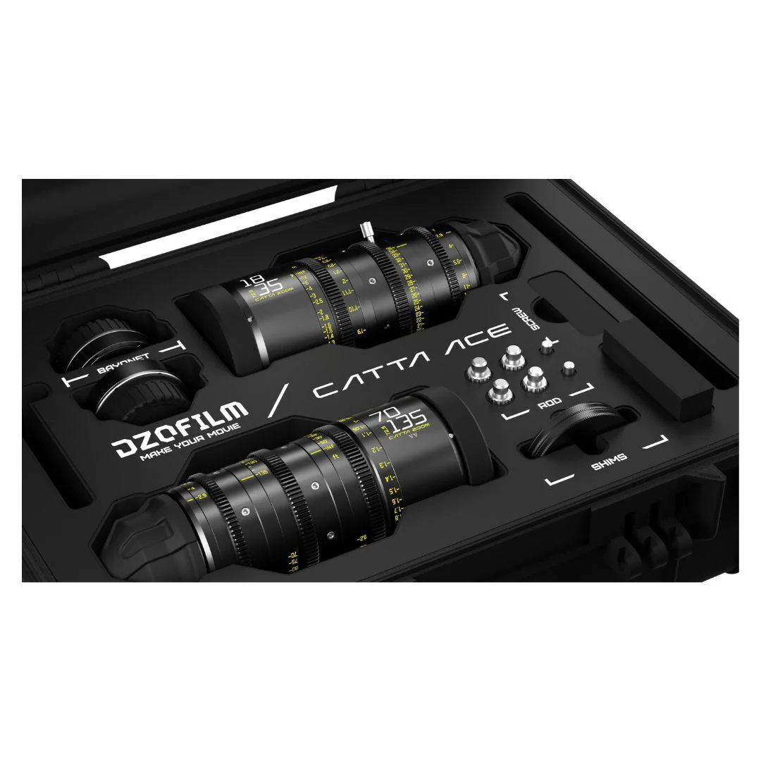 DZOFilm Catta Ace FF 18-35mm and 70-135mm T2.9 2-Lens Bundle with 16-Bladed Iris (PL and EF, Black) - Image 4