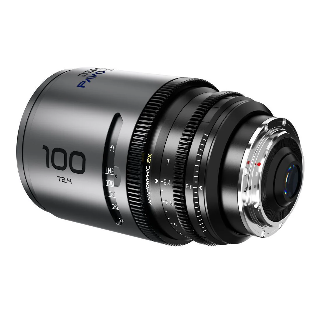 DZOFilm PAVO 100mm Anamorphic 2x T2.4 Blue Coating PL or EF Mount Lens (Space Gray-Black) - Image 2