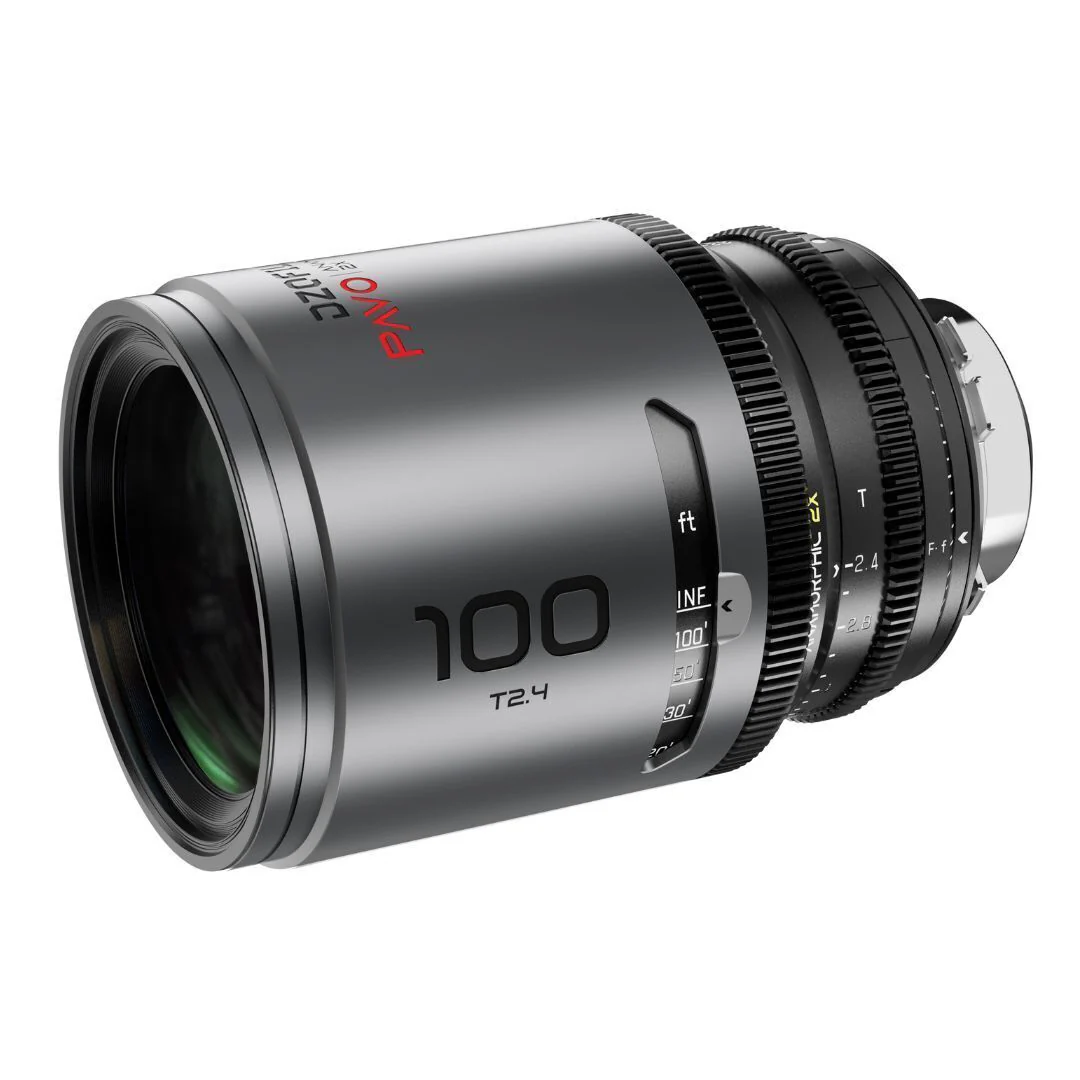 DZOFilm PAVO 100mm Anamorphic 2x T2.4 Neutral Coating PL or EF Mount Lens (Space Gray and Black) - Image 3