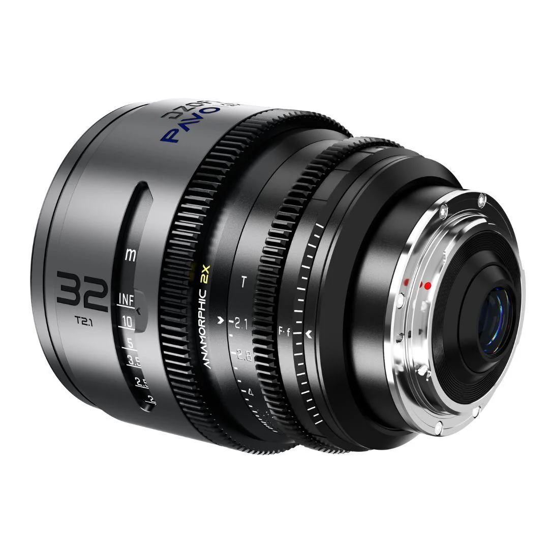 DZOFilm PAVO 32mm Anamorphic 2x T2.1 Blue Coating PL or EF Mount Lens (Space Gray and Black) - Image 4