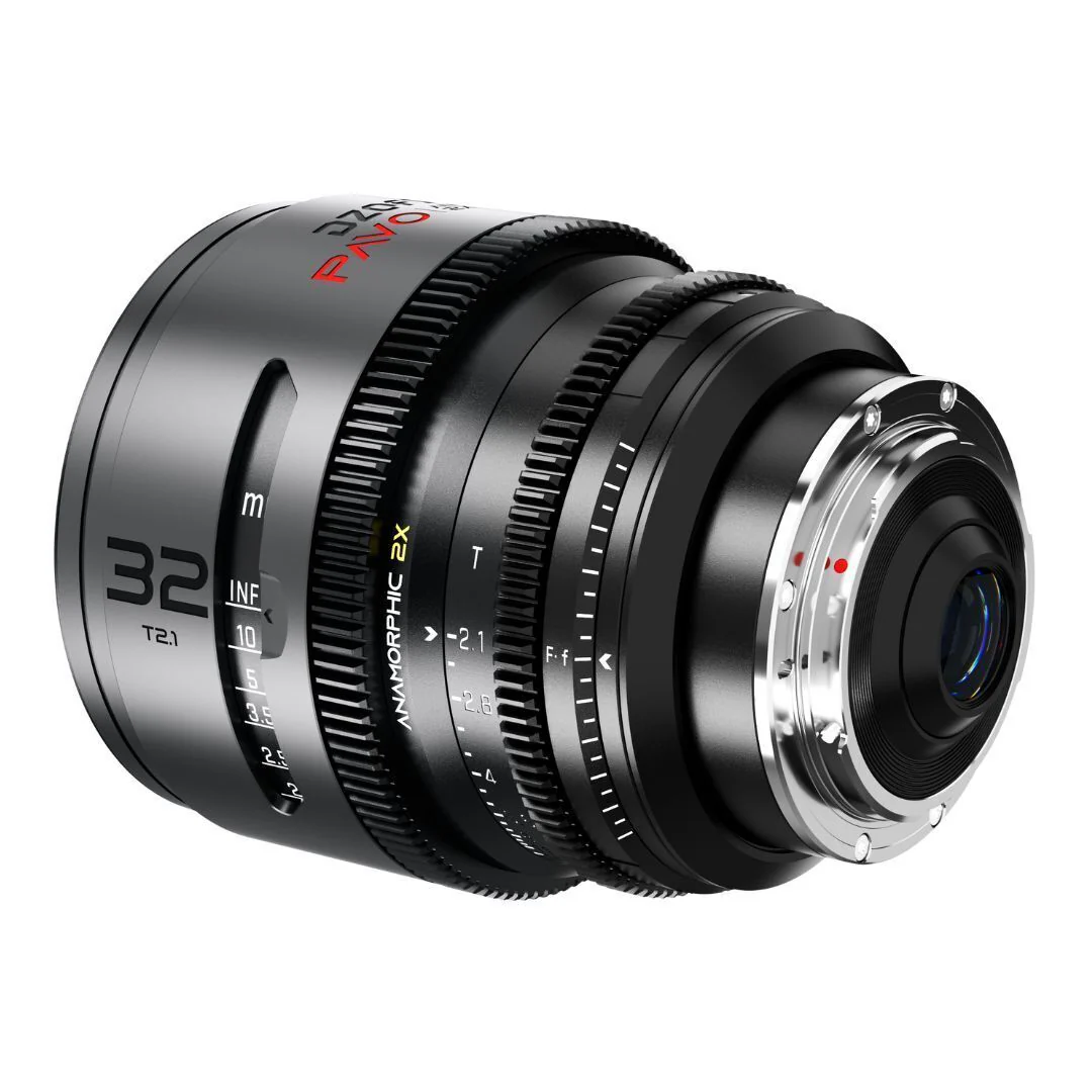 DZOFilm PAVO 32mm Anamorphic 2x T2.1 Neutral Coating PL or EF Mount Lens (Space Gray and Black) - Image 4