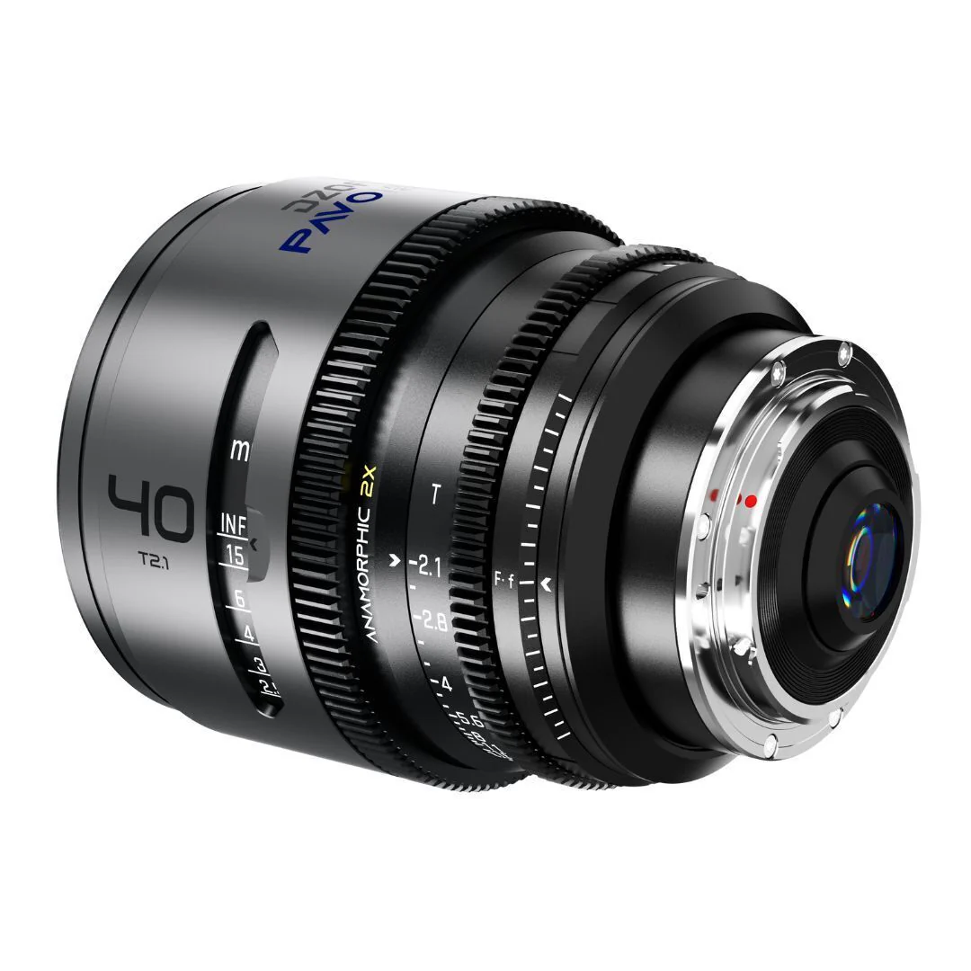 DZOFilm PAVO 40mm Anamorphic 2x T2.1 Blue Coating PL or EF Mount Lens (Space Gray and Black) - Image 4