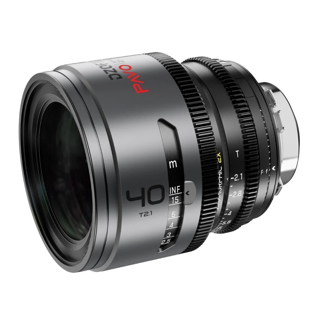 DZOFilm PAVO 40mm Anamorphic 2x T2.1 Neutral Coating PL or EF Mount Lens (Space Gray and Black) - Image 2