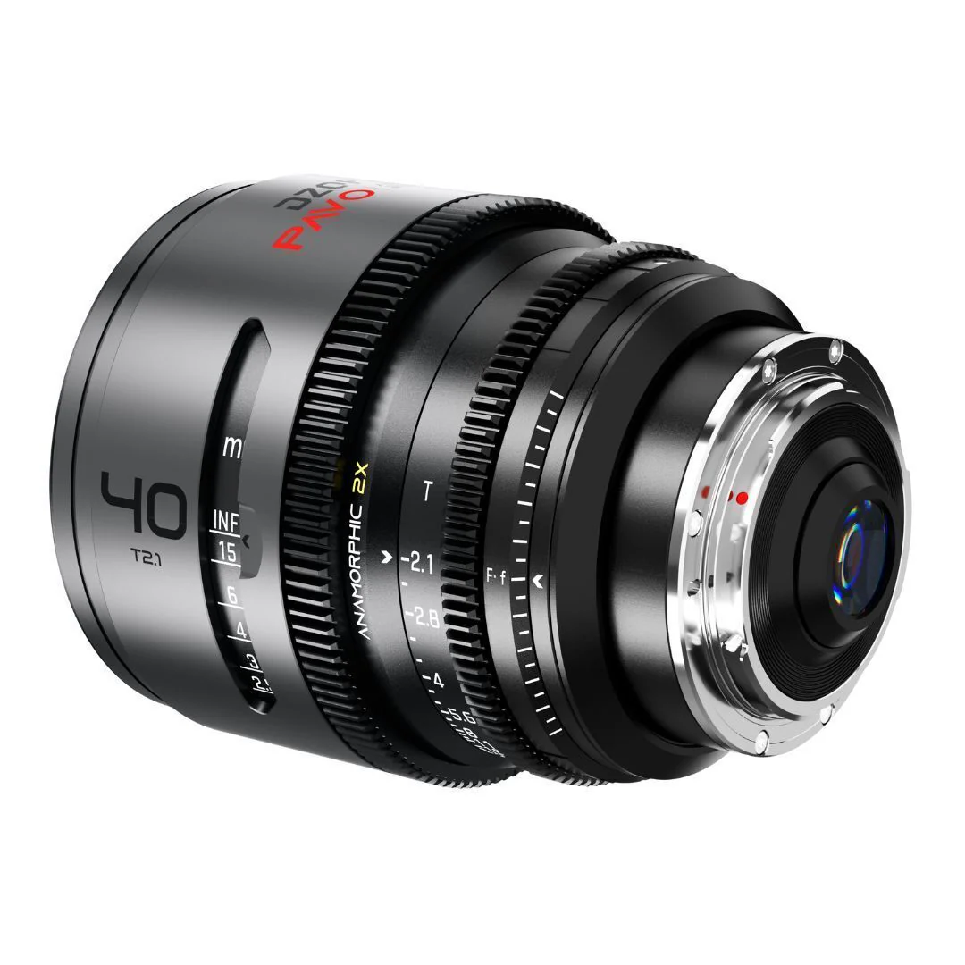DZOFilm PAVO 40mm Anamorphic 2x T2.1 Neutral Coating PL or EF Mount Lens (Space Gray and Black) - Image 4