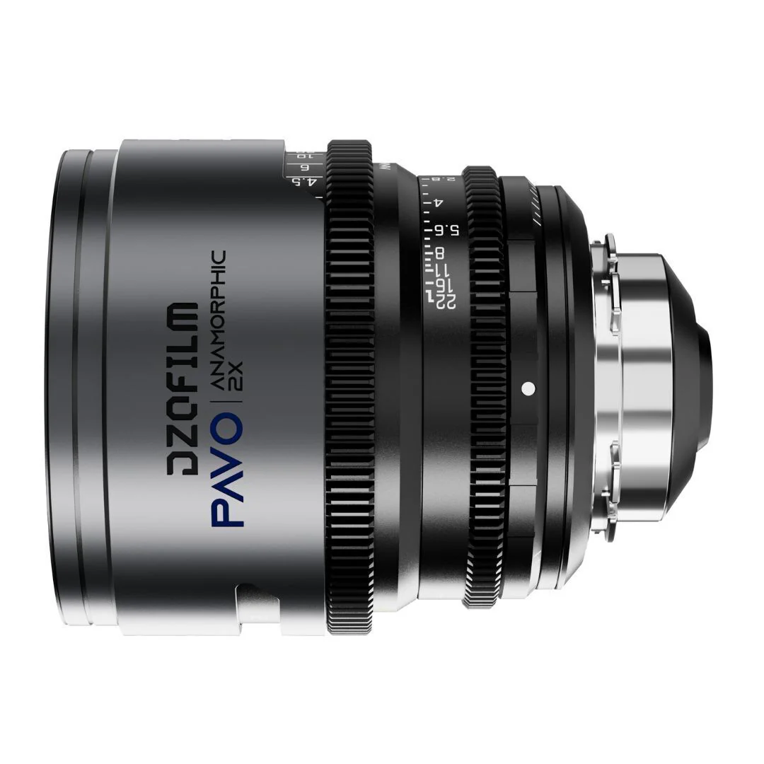DZOFilm PAVO 55mm Anamorphic 2x T2.1 Blue Coating and PL or EF Mount Lens (Space Gray and Black) - Image 3
