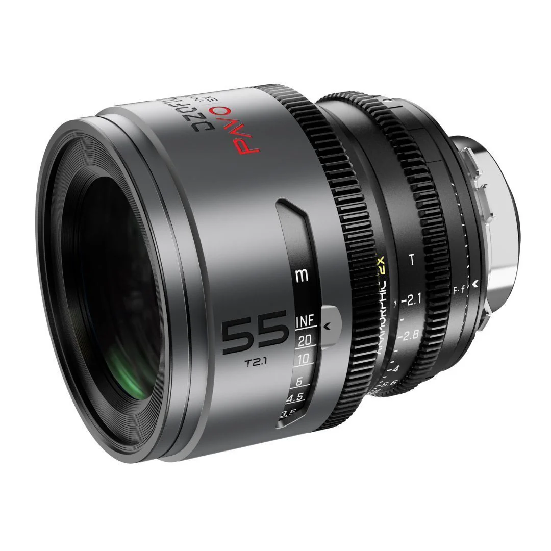 DZOFilm PAVO 55mm Anamorphic 2x T2.1 Neutral Coating and PL or EF Mount Lens (Space Gray and Black) - Image 2