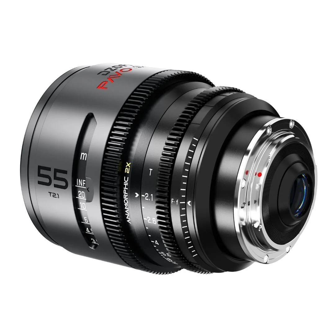 DZOFilm PAVO 55mm Anamorphic 2x T2.1 Neutral Coating and PL or EF Mount Lens (Space Gray and Black) - Image 4