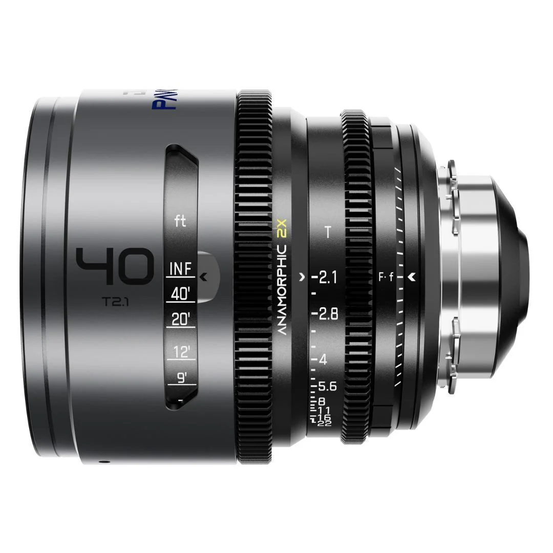 DZOFilm Pavo 2x Anamorphic 6-Lens Set with Blue Coating, PL or EF Mount (Space Gray and Black) - Image 4