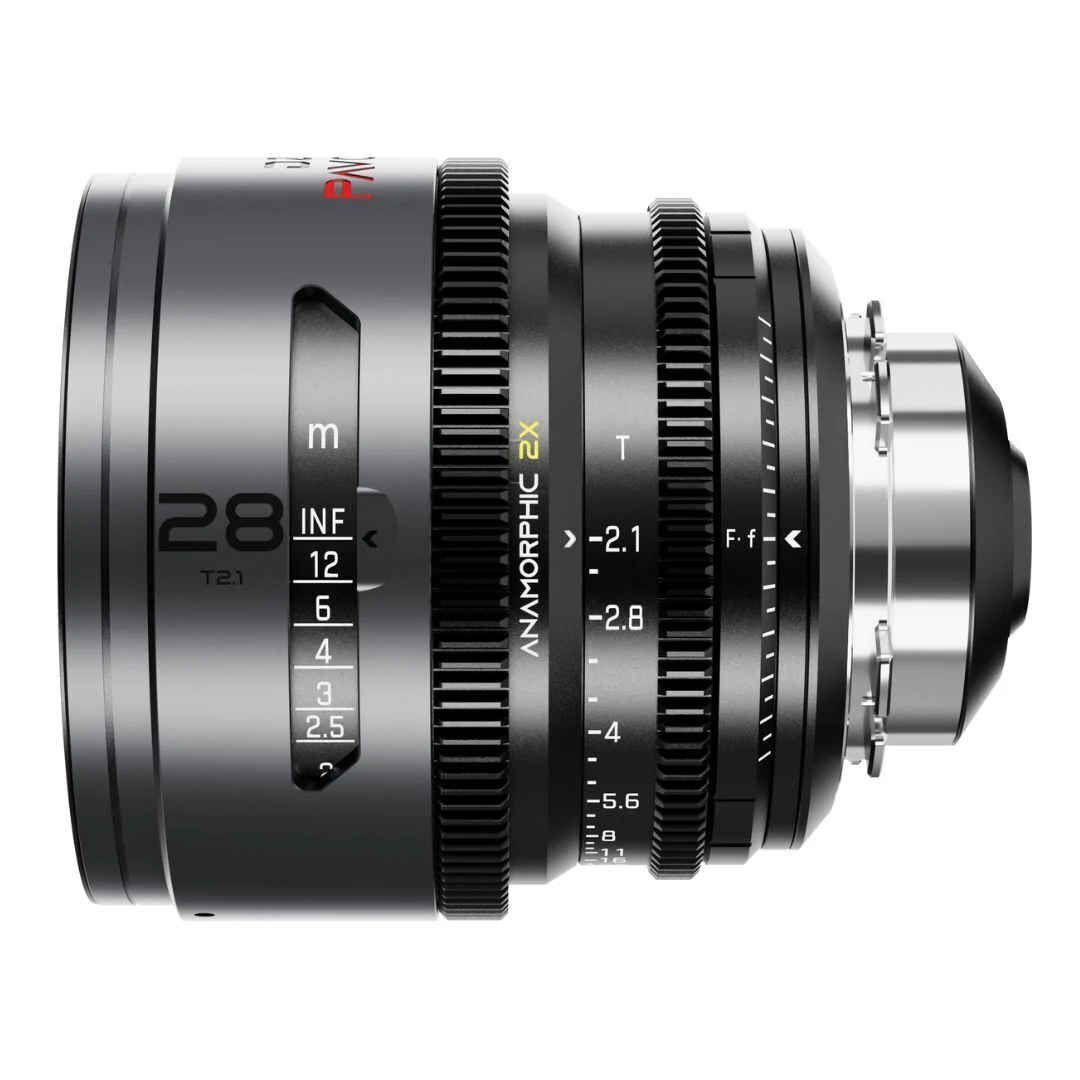 DZOFilm Pavo 2x Anamorphic 6-Lens Set with Neutral Coating, PL or EF Mount (Space Gray and Black) - Image 2