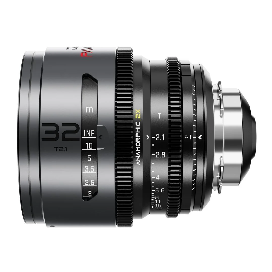 DZOFilm Pavo 2x Anamorphic 6-Lens Set with Neutral Coating, PL or EF Mount (Space Gray and Black) - Image 3
