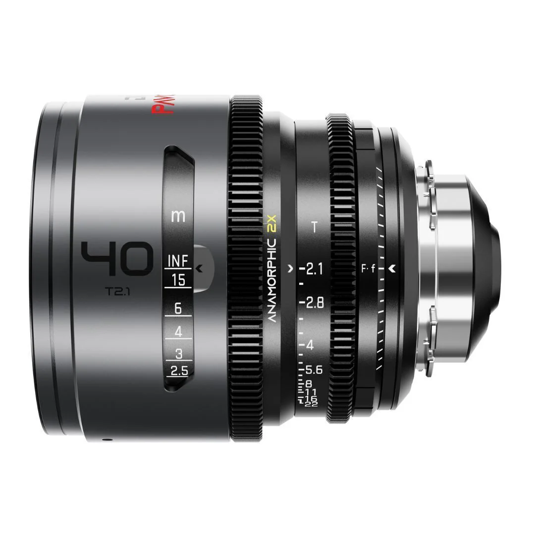 DZOFilm Pavo 2x Anamorphic 6-Lens Set with Neutral Coating, PL or EF Mount (Space Gray and Black) - Image 4