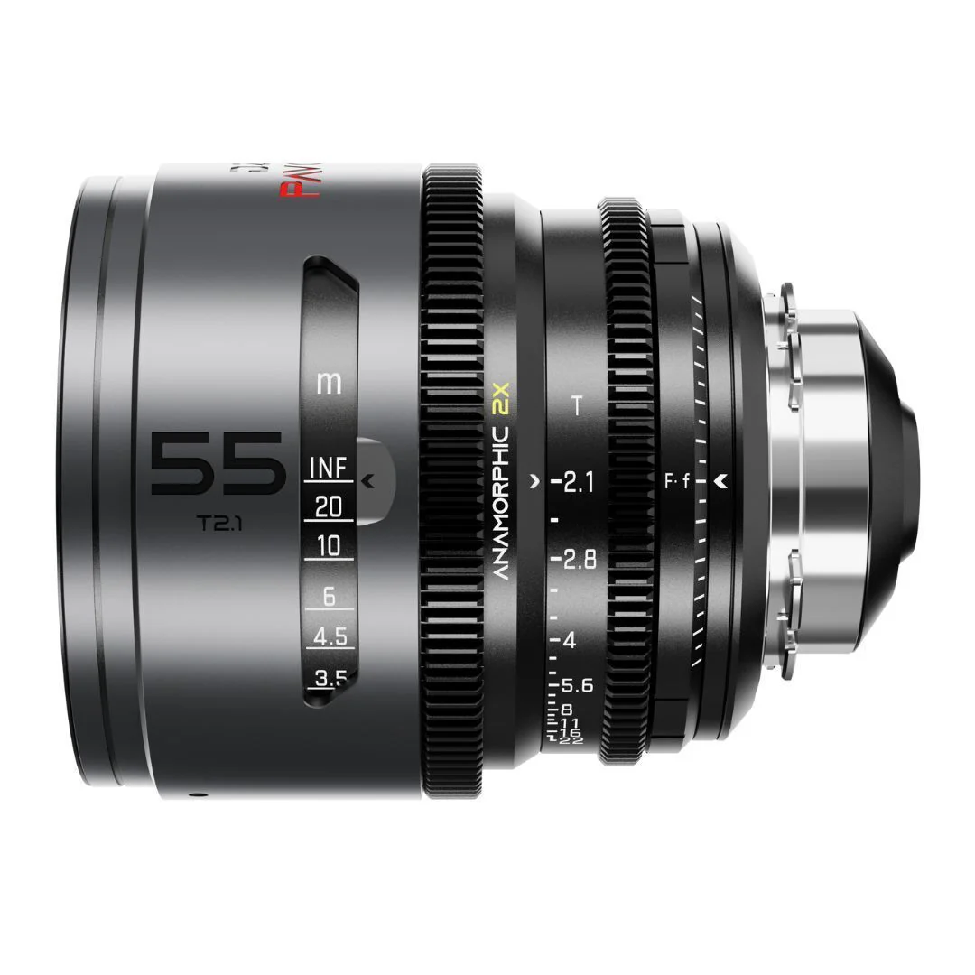 DZOFilm Pavo 2x Anamorphic 6-Lens Set with Neutral Coating, PL or EF Mount (Space Gray and Black) - Image 5