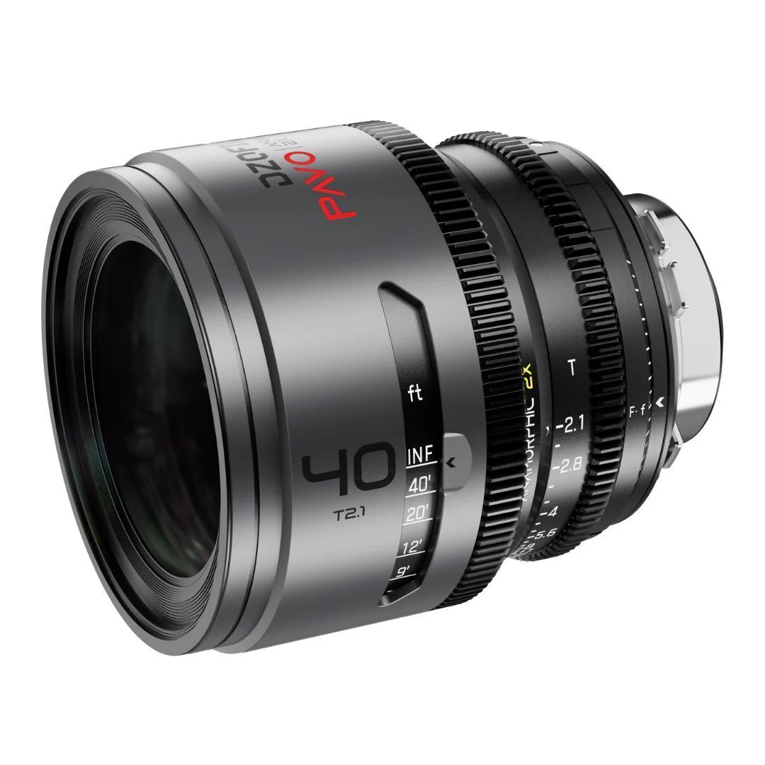 DZOFilm Pavo 2x Anamorphic T2.1 3-Lens Set with Neutral Coating (Space Gray and Black) - Image 3