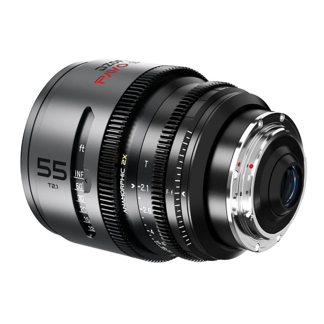 DZOFilm Pavo 2x Anamorphic T2.1 and T2.4 3-Lens Set with Neutral Coating (Space Gray and Black) - Image 6