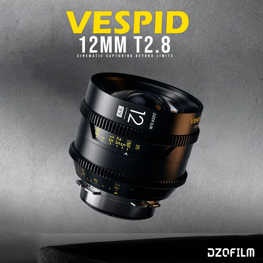 DZOFilm Vespid 12mm T2.8 Cine Lens for Soft and Natural Bokeh (ARRI PL and Canon EF Mounts) Bundle - Image 2