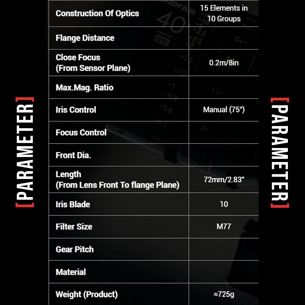 DZOFilm Vespid 12mm T2.8 Cine Lens for Soft and Natural Bokeh (ARRI PL and Canon EF Mounts) Bundle - Image 6