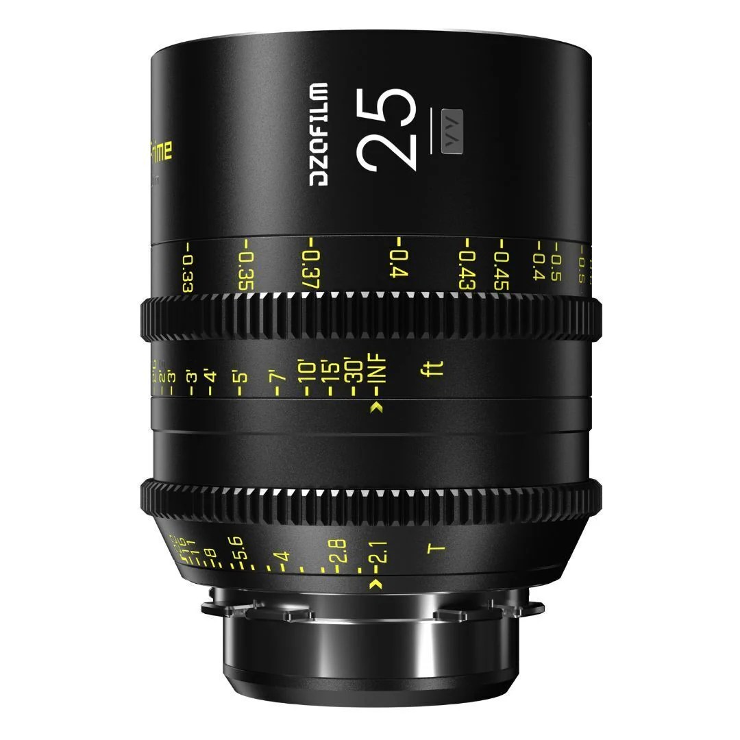 DZOFilm Vespid 25mm, 35mm, 50mm, 75mm, 100mm, and 125mm 6-Lens Kit A for PL and EF Mounts (Black) - Image 2