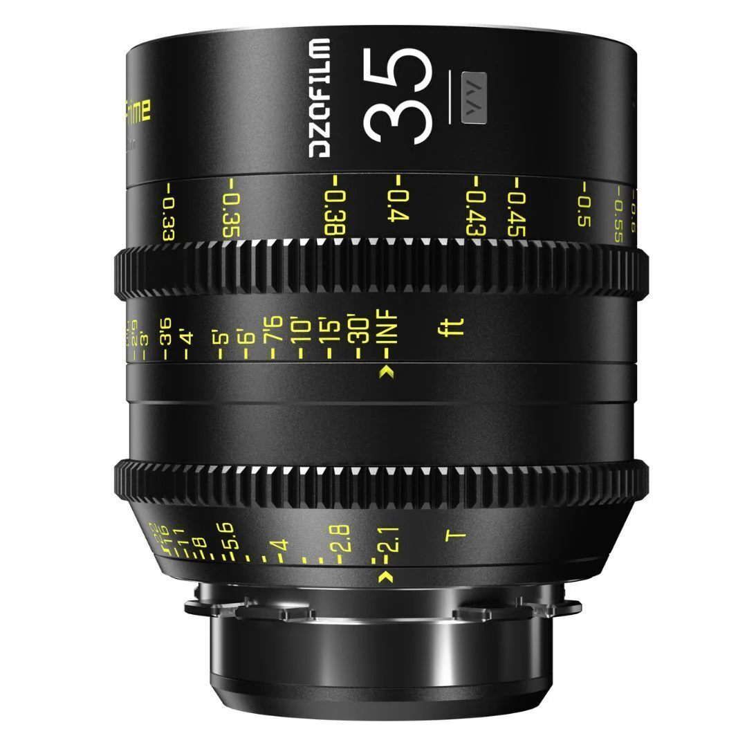 DZOFilm Vespid 25mm, 35mm, 50mm, 75mm, 100mm, 125mm T2.1, and Macro 90mm T2.8 7-Lens Kit B (Black) - Image 3
