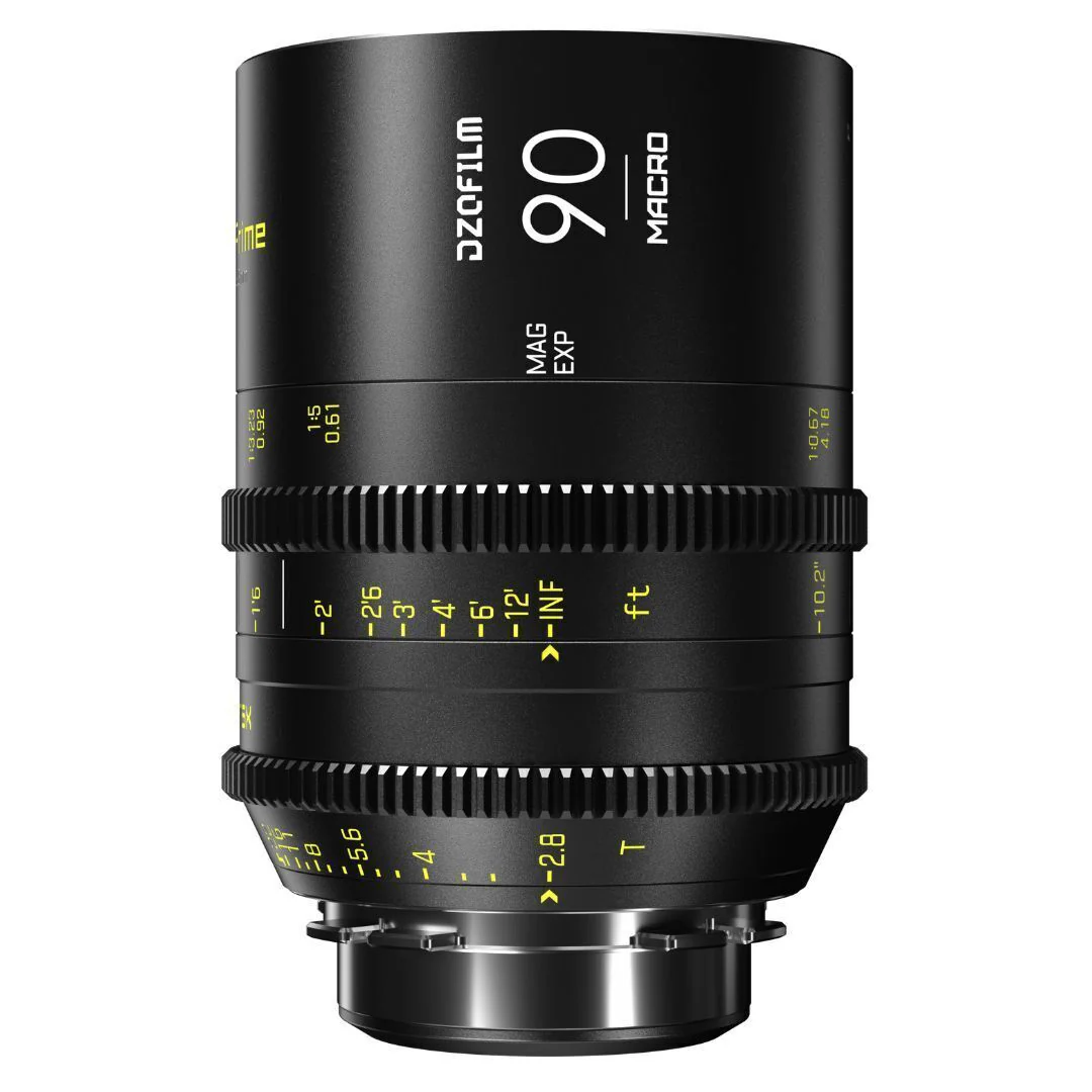 DZOFilm Vespid 25mm, 35mm, 50mm, 75mm, 100mm, 125mm T2.1, and Macro 90mm T2.8 7-Lens Kit B (Black) - Image 6
