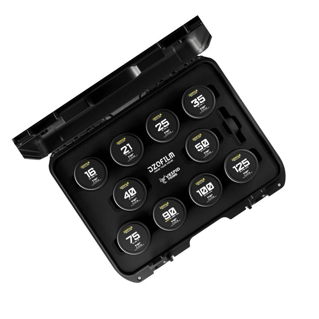 DZOFilm VESPID Prime Cine 10-Lens Kit with 270 Degrees Focus Rotation (PL and EF Mounts) - Image 4