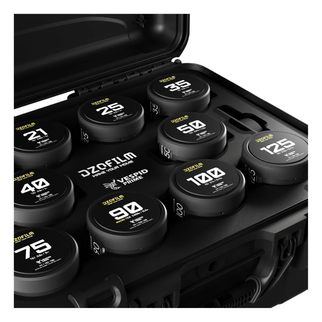 DZOFilm VESPID Prime Cine 10-Lens Kit with 270 Degrees Focus Rotation (PL and EF Mounts) - Image 6