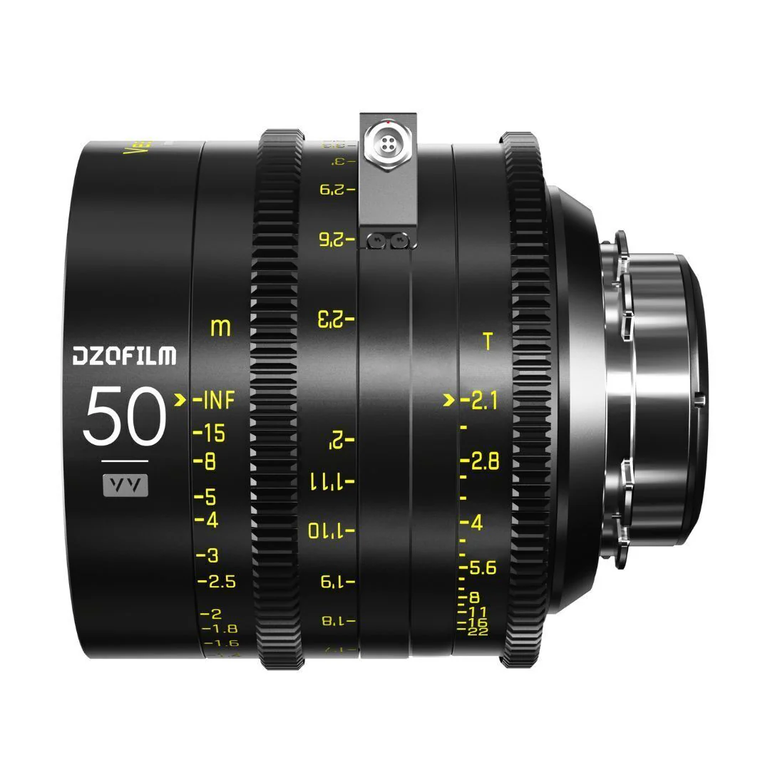 DZOFilm VESPID Cyber Full Frame 50mm T2.1 Prime Lens with Real-Time Transmission (PL and EF Mounts) - Image 4