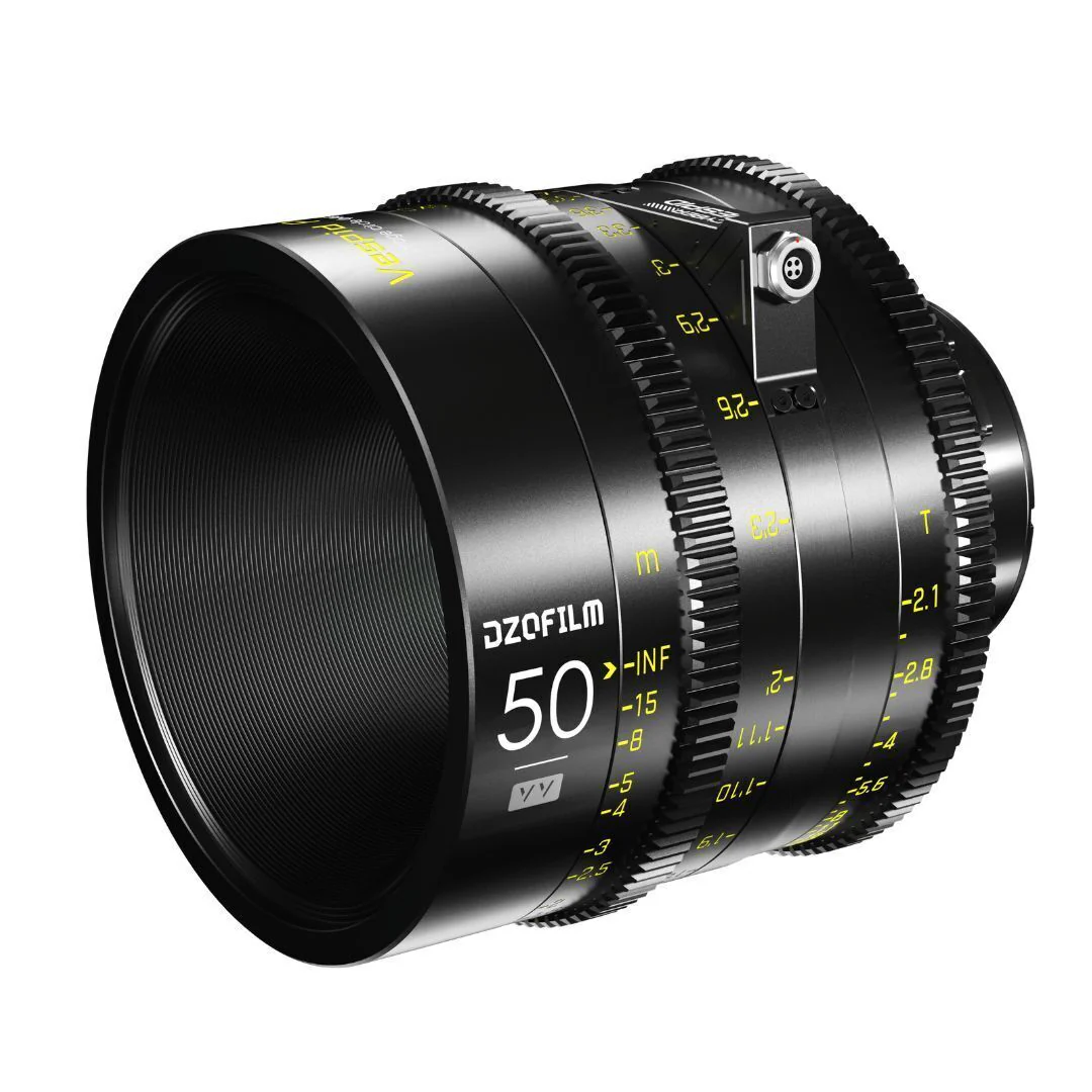 DZOFilm VESPID Cyber Full Frame 50mm T2.1 Prime Lens with Real-Time Transmission (PL and EF Mounts) - Image 5