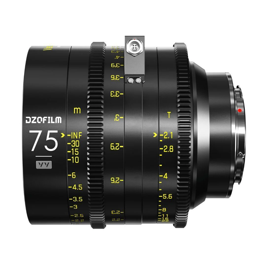 DZOFilm VESPID Cyber Full Frame 75mm T2.1 Prime Lens with Real-Time Transmission (PL and EF Mounts) - Image 4