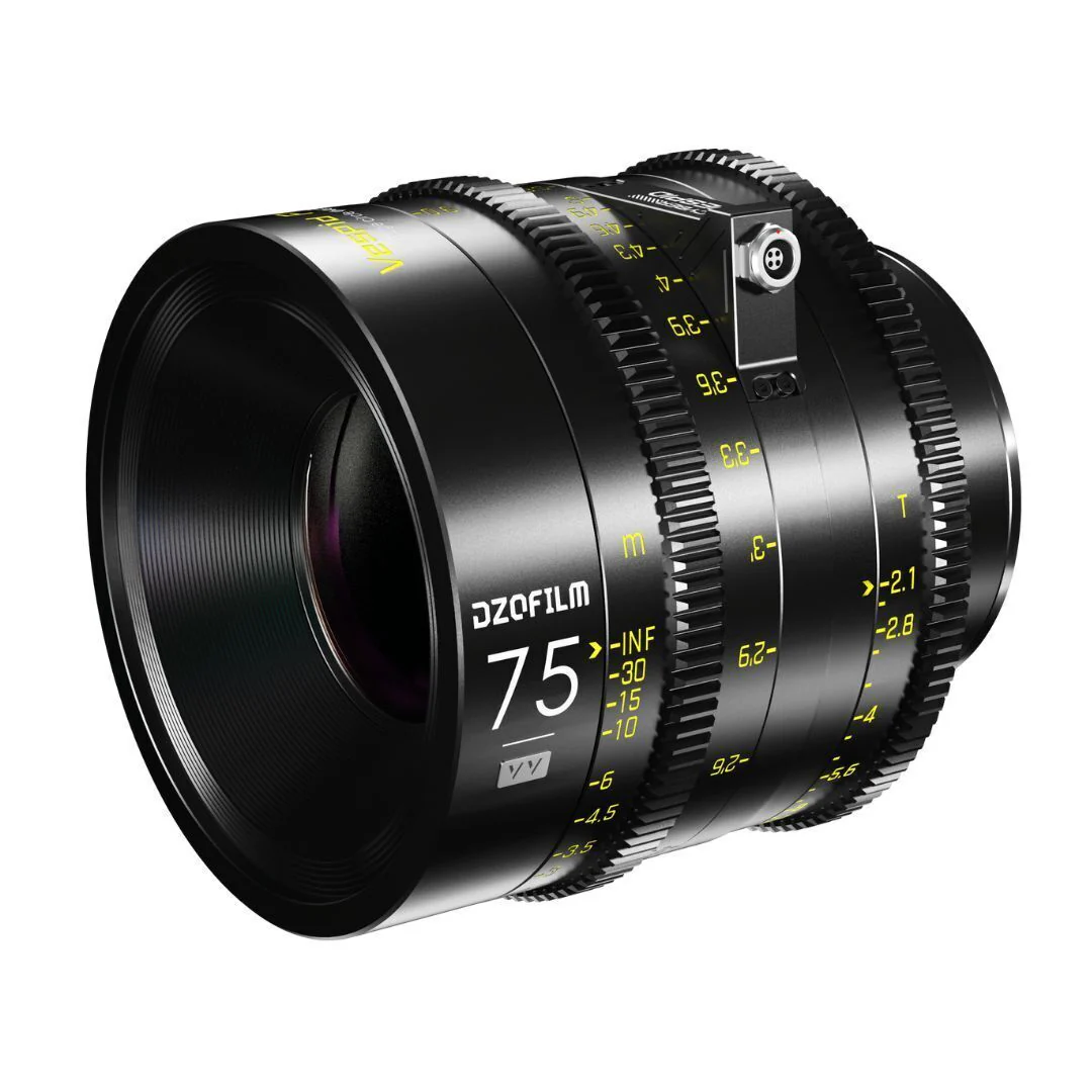 DZOFilm VESPID Cyber Full Frame 75mm T2.1 Prime Lens with Real-Time Transmission (PL and EF Mounts) - Image 5