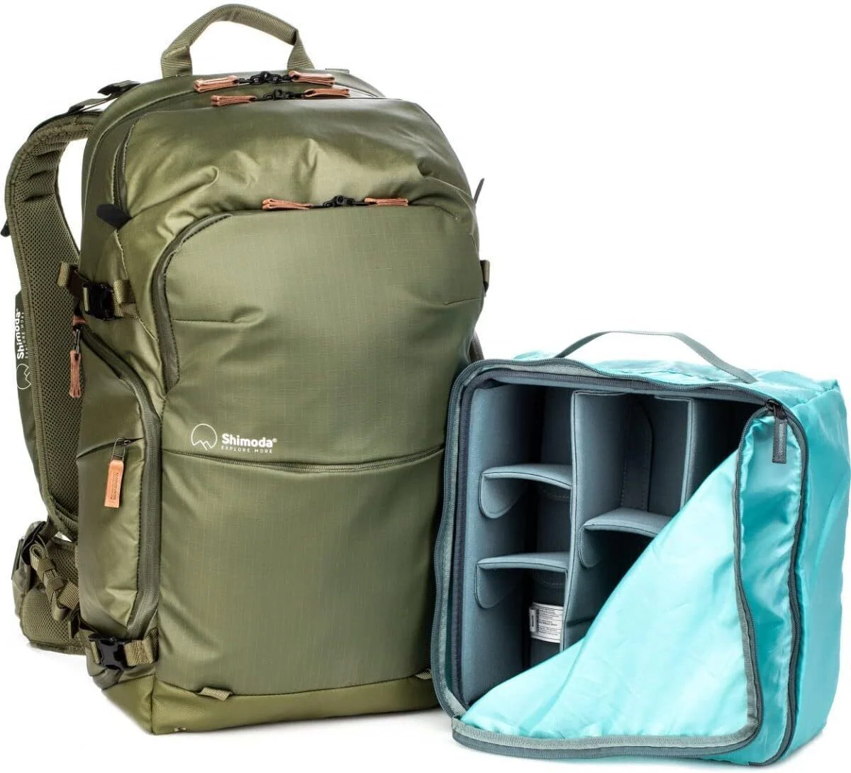 Shimoda Explore V2 35 Travel-Friendly Starter Kit with Medium DSLR Core Unit (Army Green) - Image 5