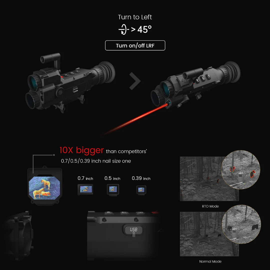 Shinenyx AIM 101 Fusion Riflescope with Night Vision and Thermal Imaging Scope - Image 5
