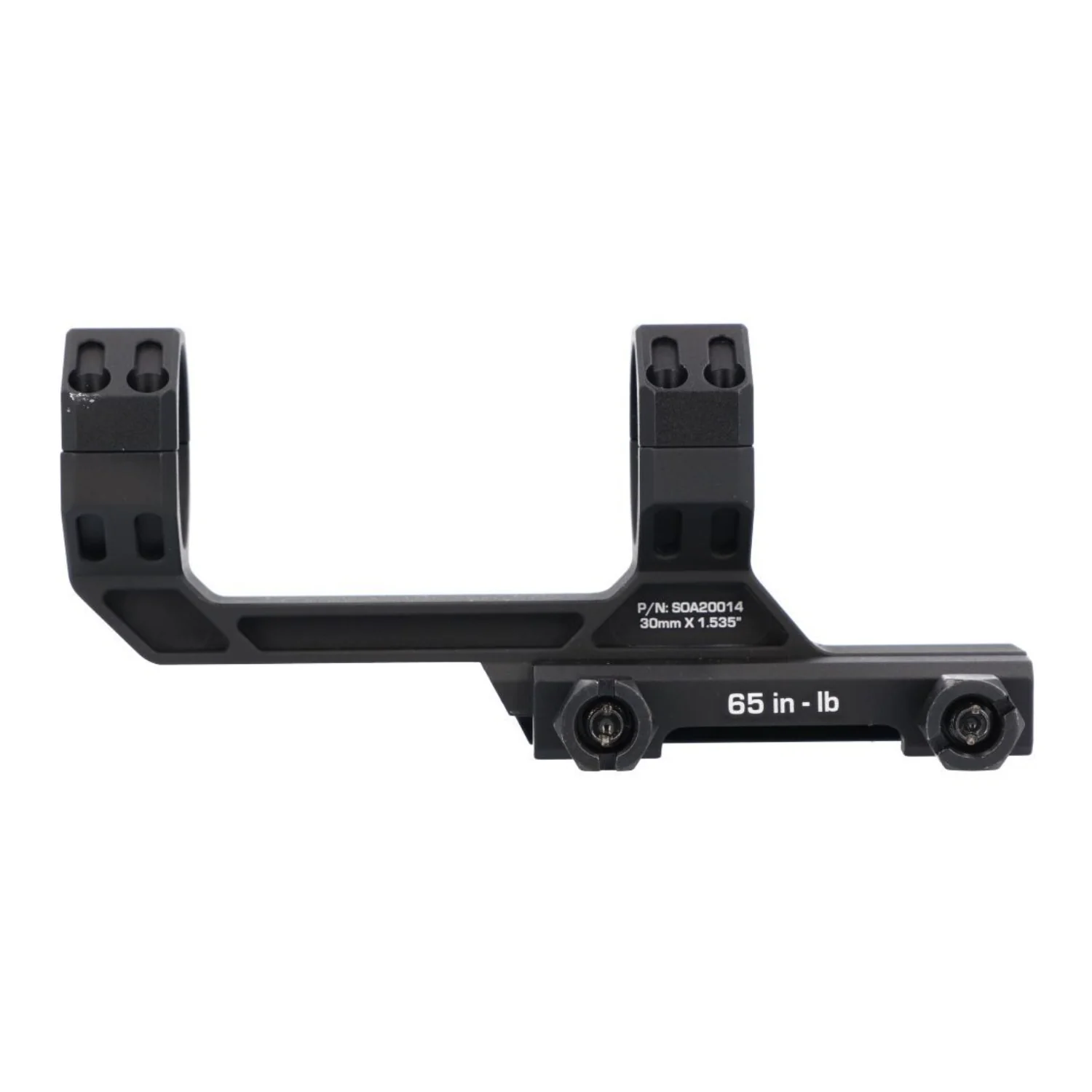 Sig Sauer Alpha MSR 30mm Scope Mount - 7075-T6, Epoxy Powder-Coated (Black) - Image 3